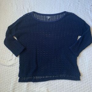 Aerie Blue Knit Sweater Size Small Like New